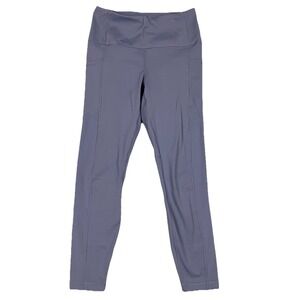 Reflex Blue Gray Side‎ Pocket Ankle Leggings Womens Size M